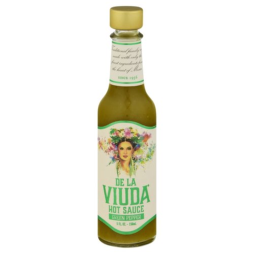 De La Viuda Green Pepper Hot Sce GF